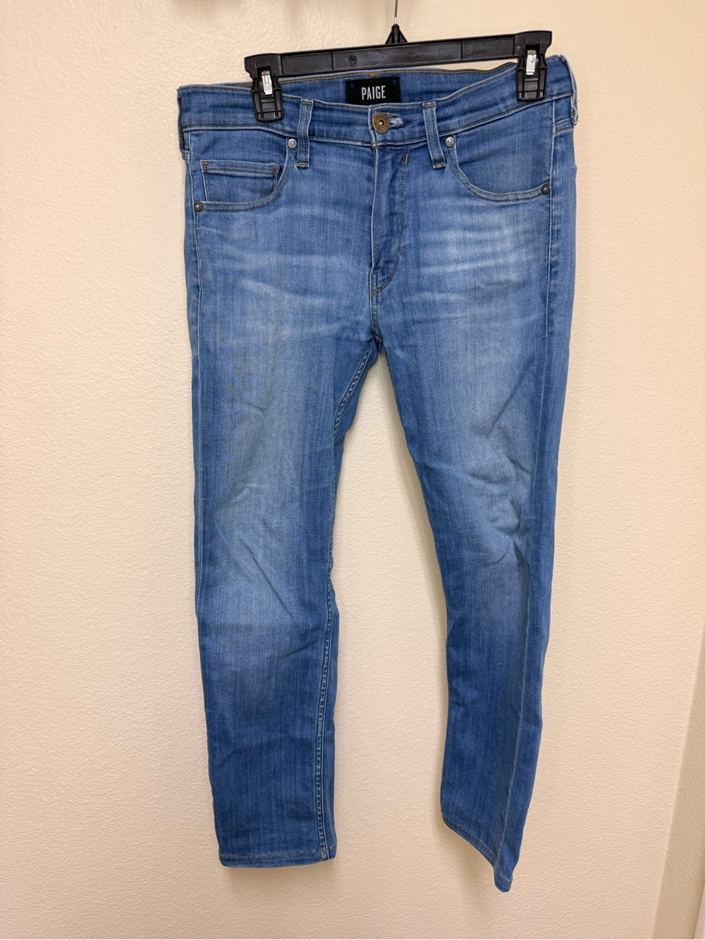 Paige Lennox Skinny Jeans Medium Wash Blue Men’s Professionally Tailored‎ 29x26